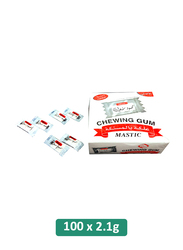 Mahmoud Sharawi Mastik Flavor Chewing Gum, 100 Pieces x 2.1g