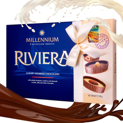 Millennium Riviera Luxury Assorted Chocolates Gift Pack, 250g