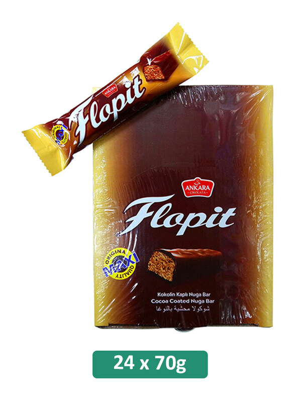 

Ankara Flopit Cocoa Coated Nuga Bar, 24 Bars x 33g