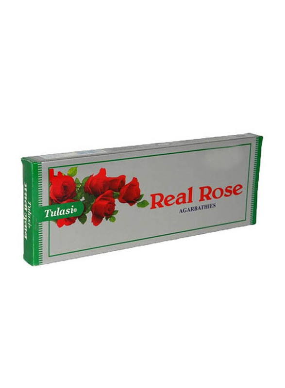Tulasi Real Rose Incense Sticks, 100 Pieces, Grey