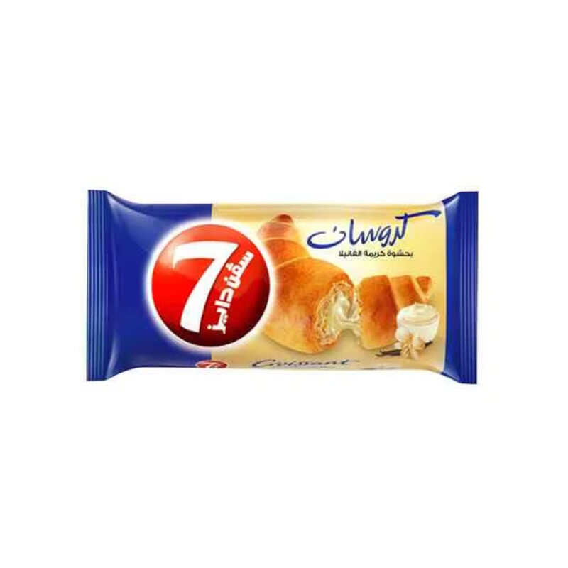 

7Days 7 Days Croissant Filled with Vanilla Cream (10% Extra), 55gm