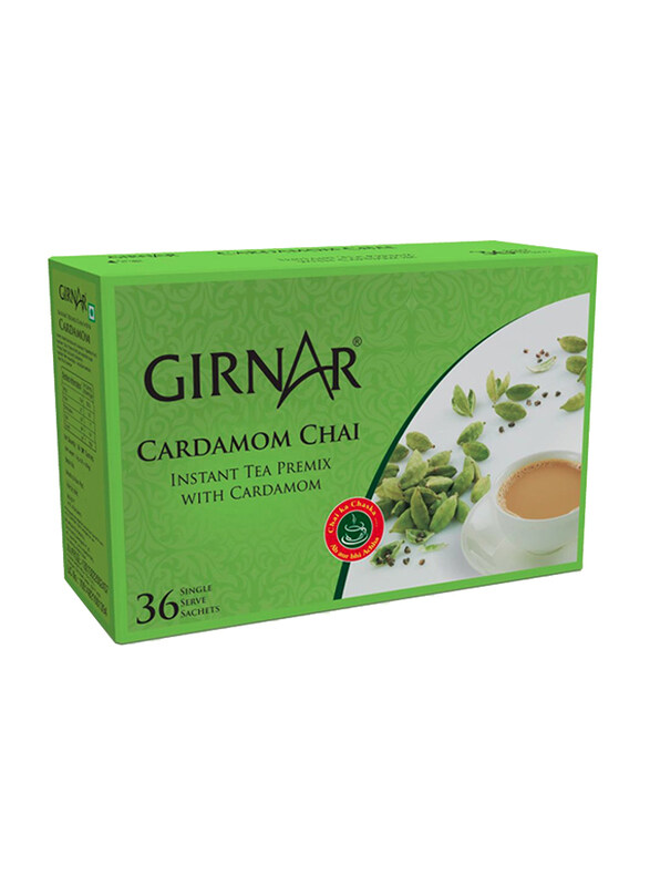 

Girnar Instant Cardamom Chai, 36 Sachets