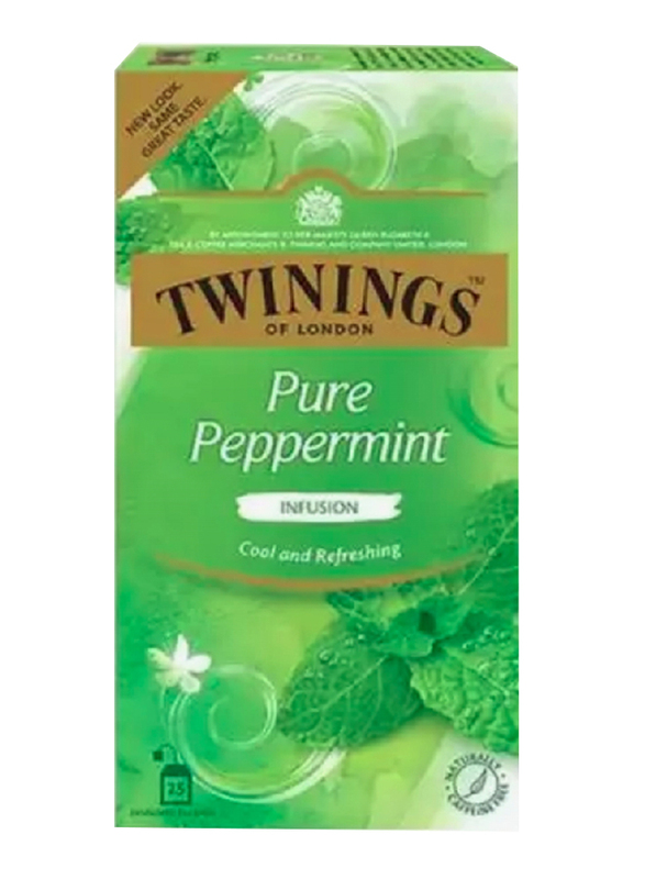 Twinings Pure Peppermint Herbal Tea, 20 Tea Bags