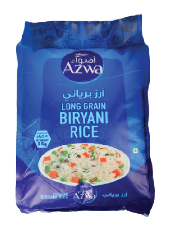 Azwa Long Grain Biryani Rice, 5Kg