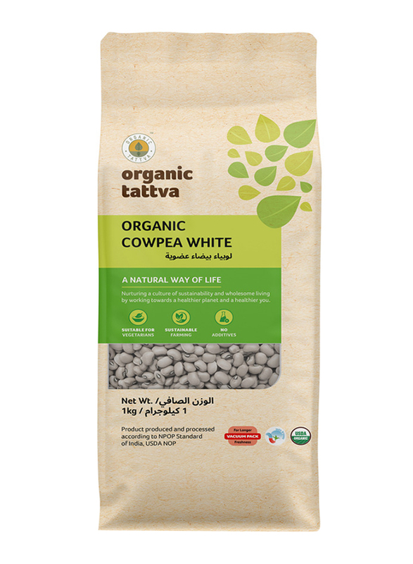 Organic Tattva Organic Cowpea White, 1 Kg