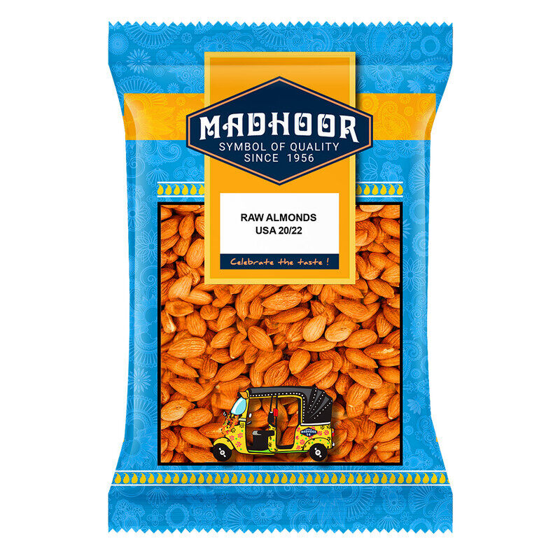 

Madhoor Raw Almonds USA 20/22, 200gm