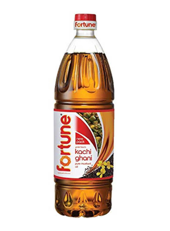 Fortune Kachi Ghani Pure Mustard Oil, 1L