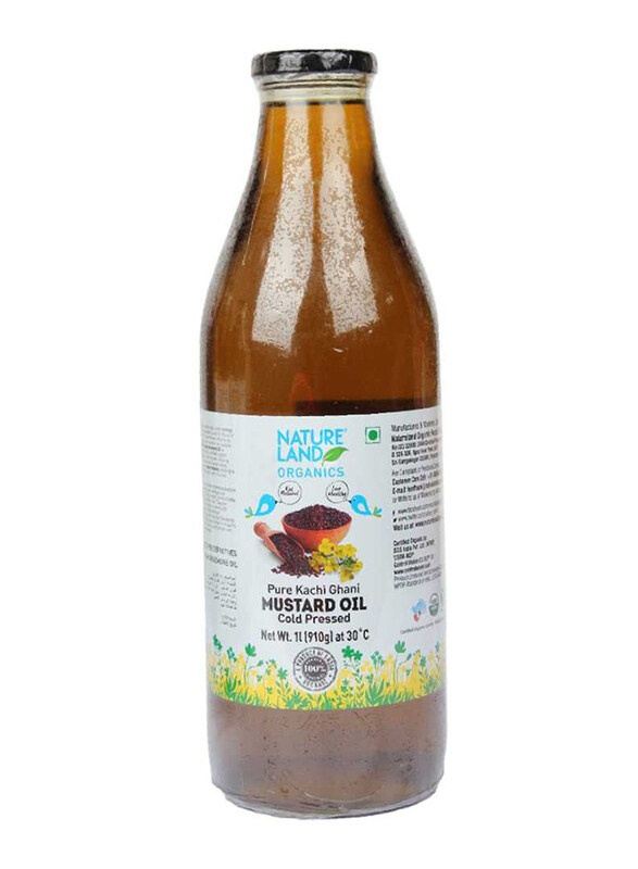 

Nature Land Organics Mustard Oil, 1L