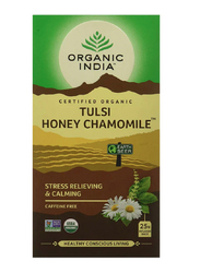 Organic India Tulsi Honey Chamomile Tea Bag, 25 Tea Bags