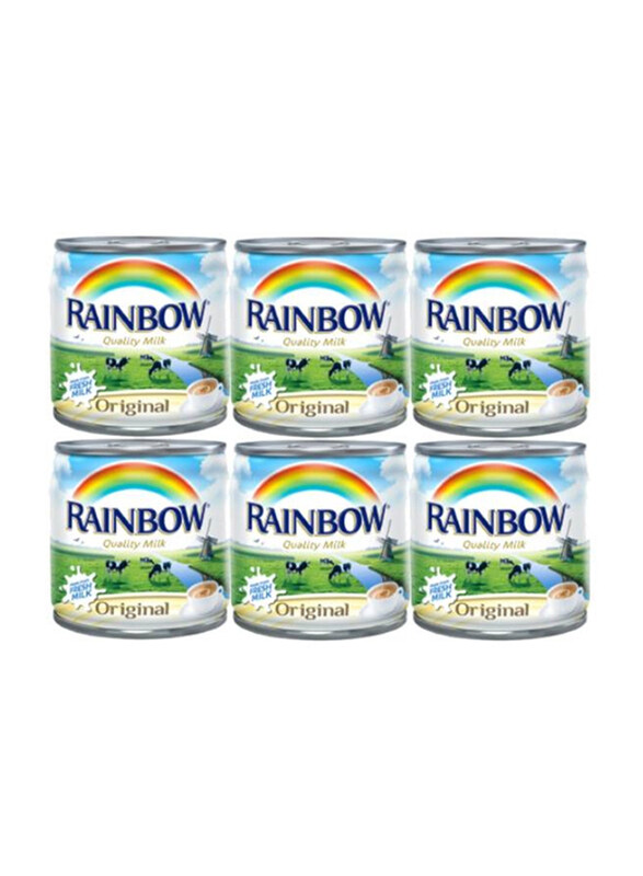 

Rainbow Original Evaporated Milk, 6 Can x 170g