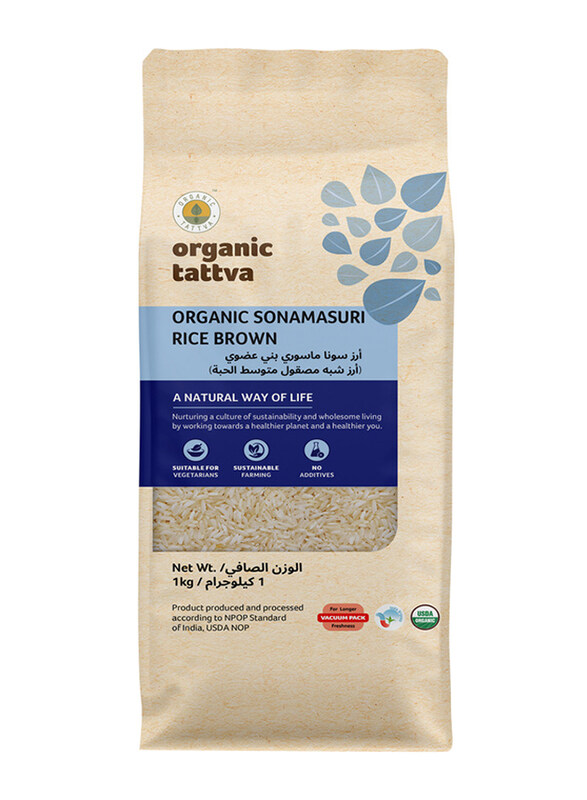 

Organic Tattva Organic Sonamasuri Brown Rice, 1 Kg