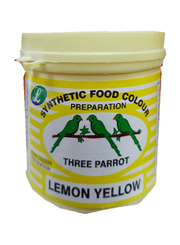 Madhoor 3 Parrot Lemon Yellow Food Color, 100g