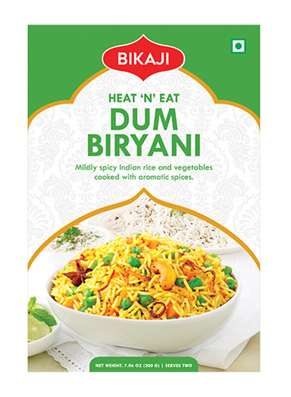 

Bikaji Heat N Eat Dum Biryani, 200g