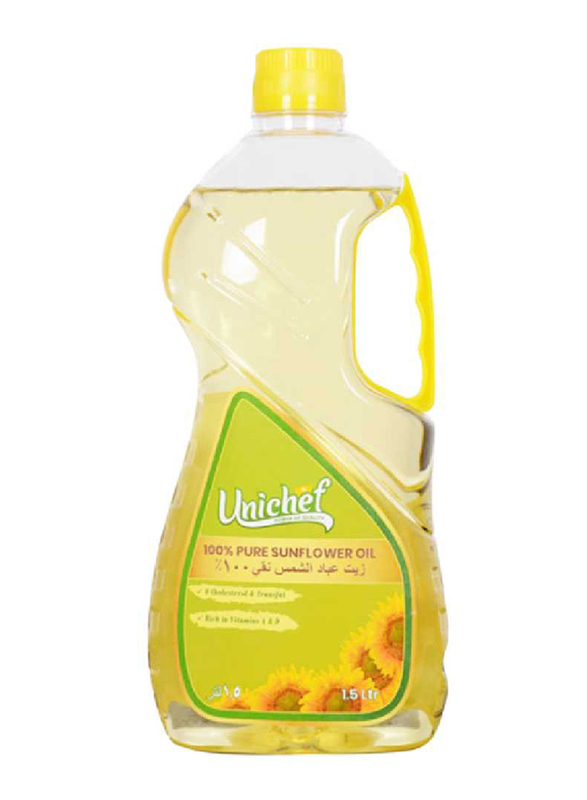 Unichef Pure Sunflower Oil, 1.5L