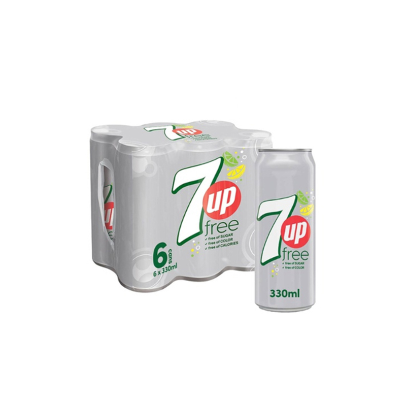 7Up Diet Can, 6x330ml