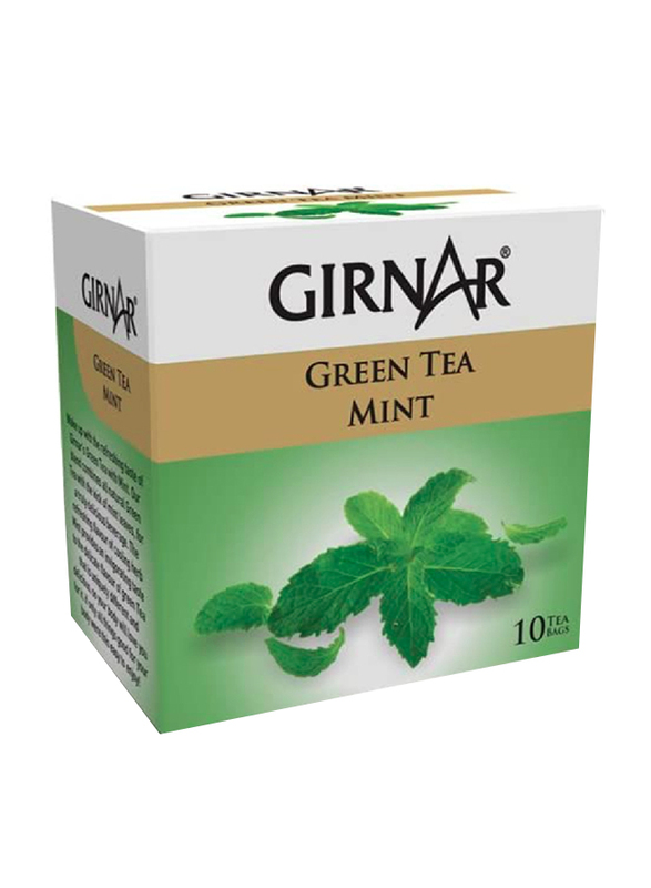 Girnar Mint Green Tea, 10 Tea Bags