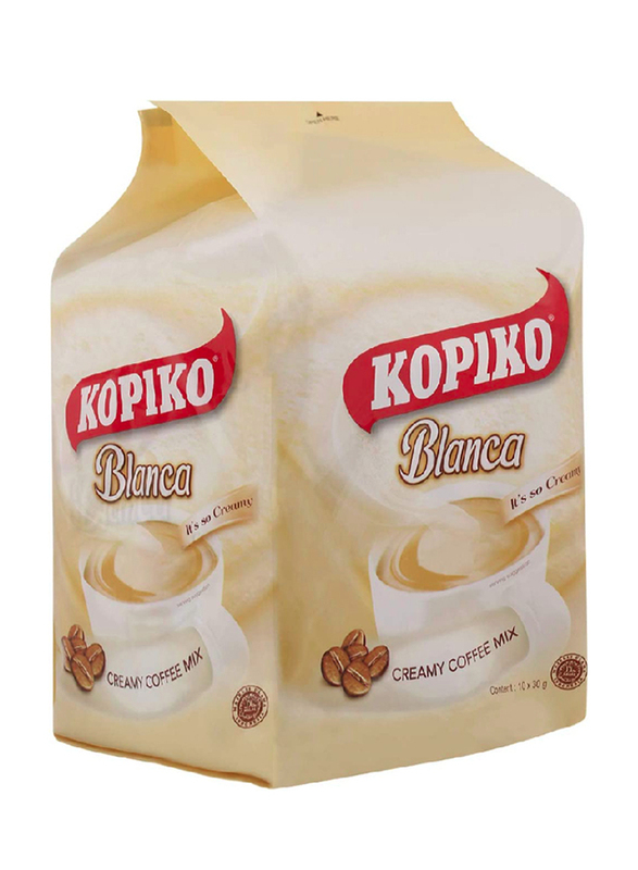 Kopiko 3-in-1 Blanca Creamy Coffee Mix, 30g