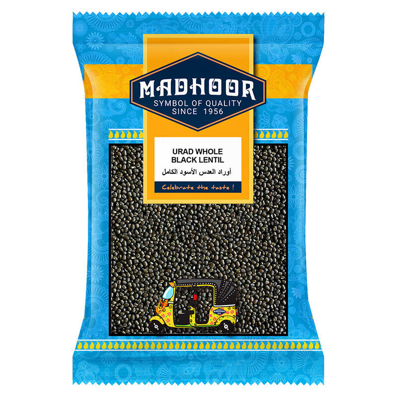 

Madhoor Whole Black Urid, 500gm