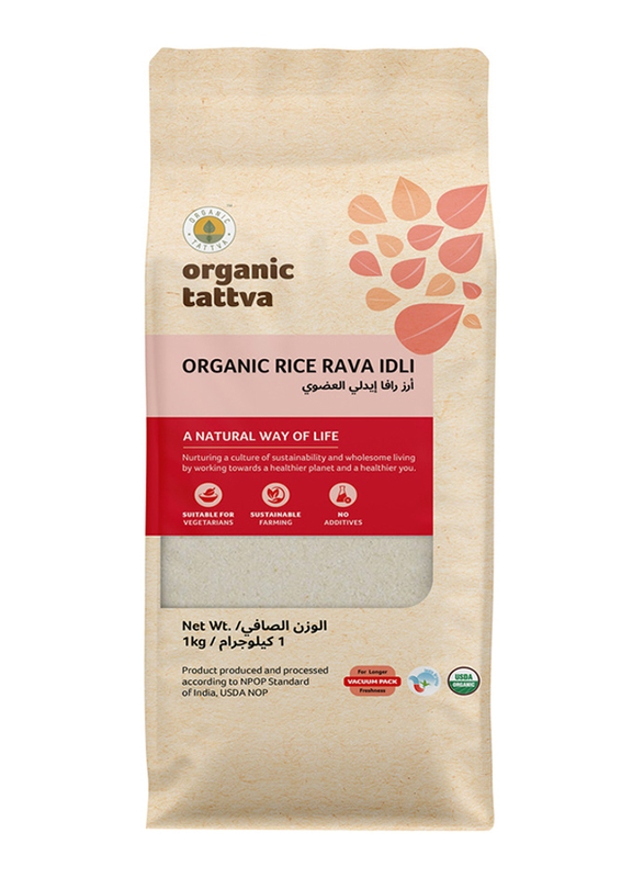 Organic Tattva Organic Rice Rava Idli, 1 Kg