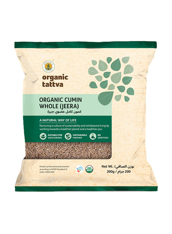 

Organic Tattva Organic Cumin Whole Jeera, 200g