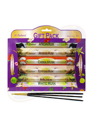 Tulasi Musk Incense Sticks, Gift Pack, 6 Pieces, Multicolor