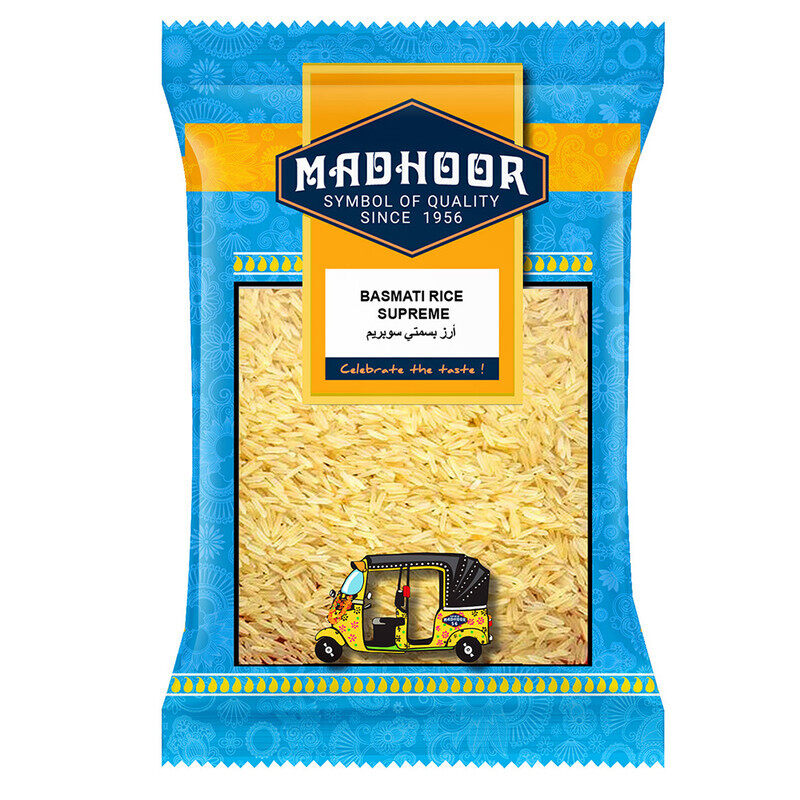 

Madhoor White Dana Basmati Rice, 1kg