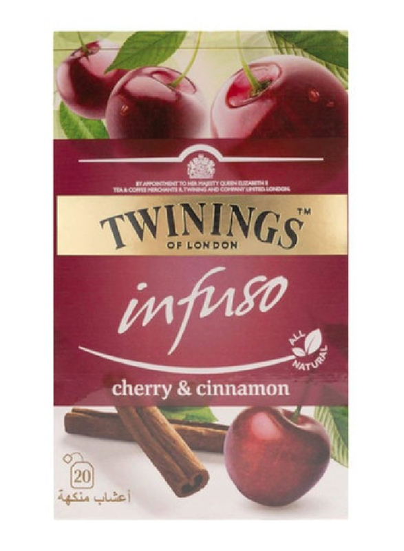 Twinings Infuso Cherry & Cinnamon Tea, 20 Tea Bags