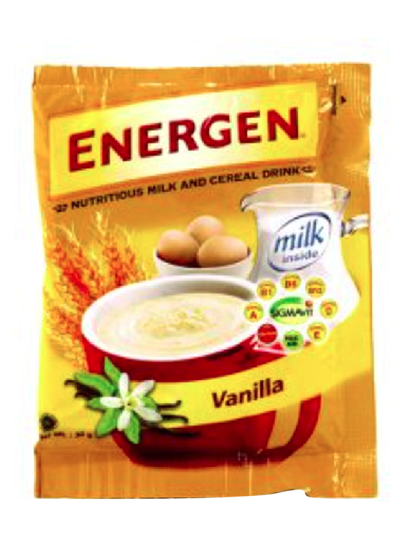 Energen Nutritious Milk & Cereal Vanilla Drink, 30g