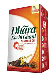 Dhara Kachi Ghani Mustard Oil, 1 Liter