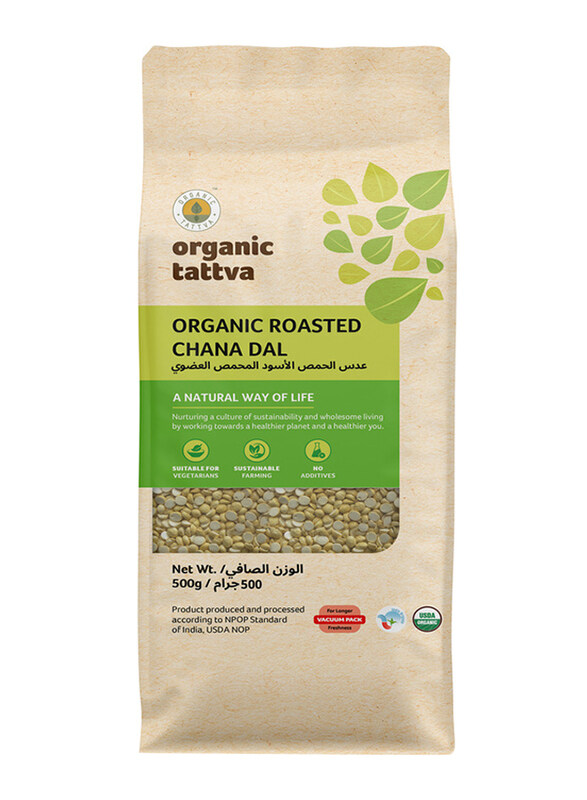 

Organic Tattva Organic Roasted Chana Dal, 500g