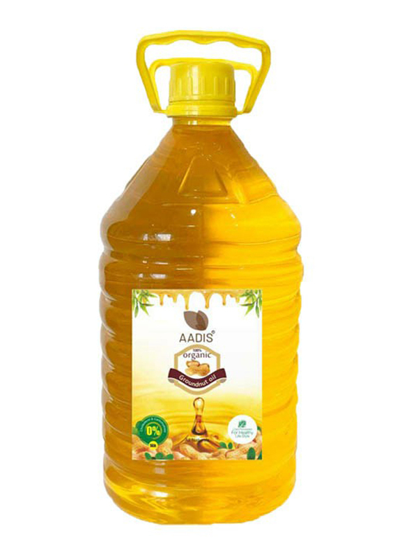 Aadis Organic Groundnut Oil, 5 Liter