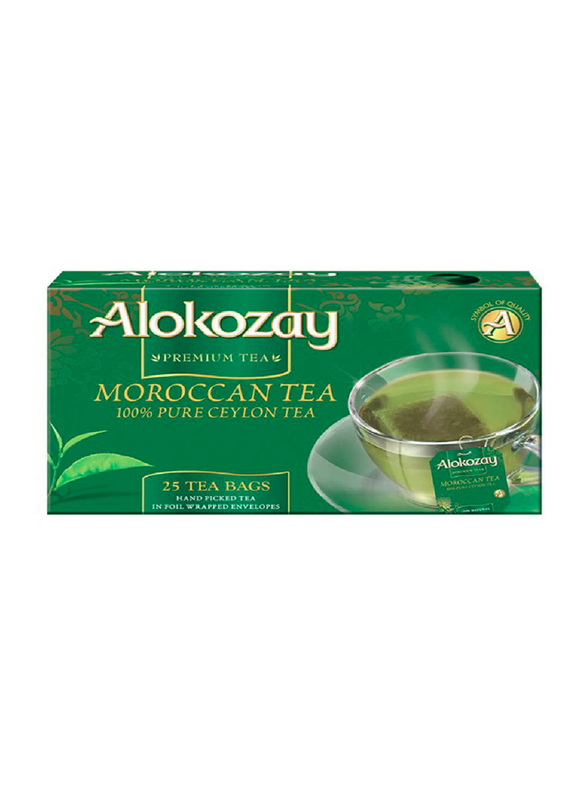 Alokozay Pure Ceylon Moroccan Tea, 25 Tea Bags