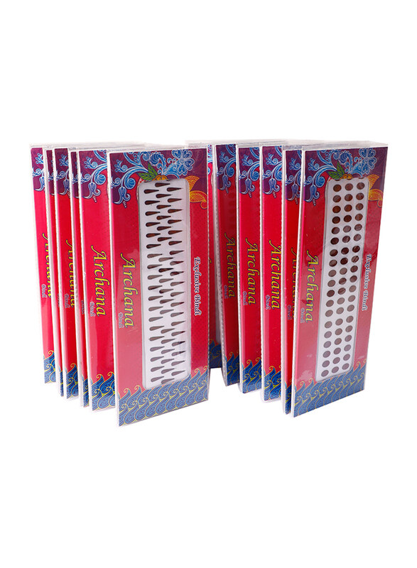 

Madhoor Plain Assorted Long Bindi Set, 24 Packet, Maroon