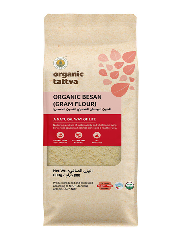 

Organic Tattva Organic Besan Gram Flour, 800g