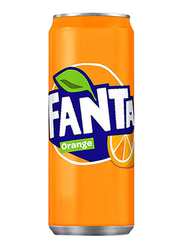 Fanta Orange Soft Drink, 6 Cans x 245ml