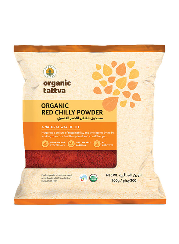 

Organic Tattva Organic Red Chilly Powder, 200g