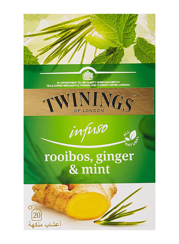 Twinings Infuso Rooibos Ginger & Mint Tea, 20 Tea Bags