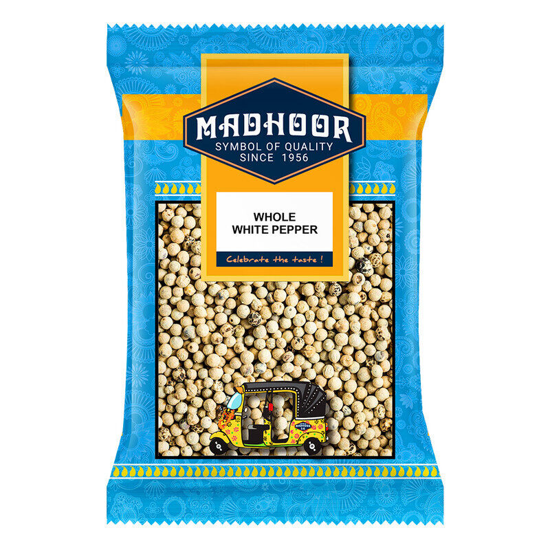 

Madhoor Whole White Pepper, 100gm