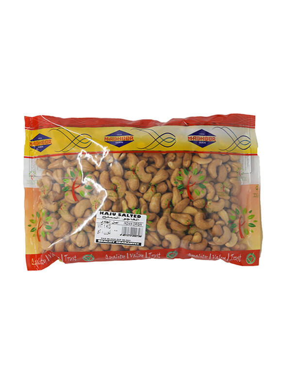 

Madhoor Kaju Cashew Nuts Salted, 1 Kg