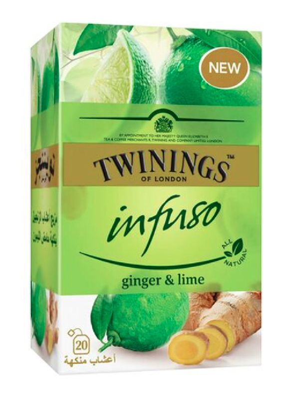 Twinings Infuso Ginger & Lime Tea, 20 Tea Bags