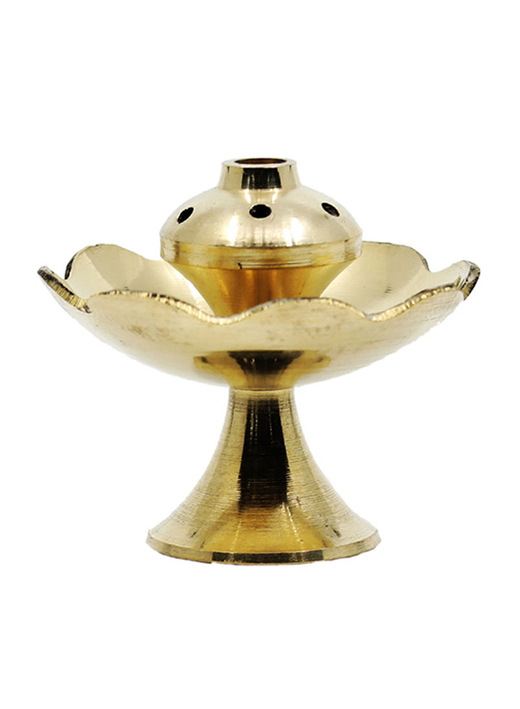 Flower Shaped Agarbati Stand, Gold