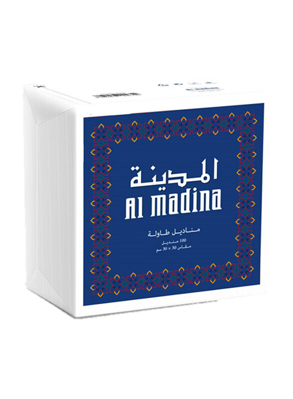 

Al Madina Table Napkins, 100 Sheets