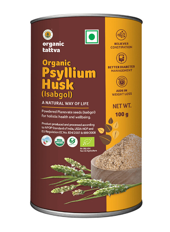 

Organic Tattva Psyllium Husk, 100g