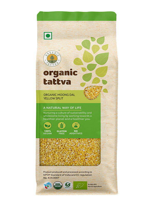 

Organic Tattva Yellow Split Moong Dal, 500g