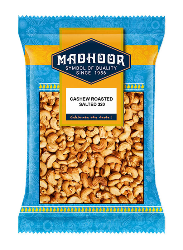 

Madhoor Roasted Salted Cashew 320, 500g