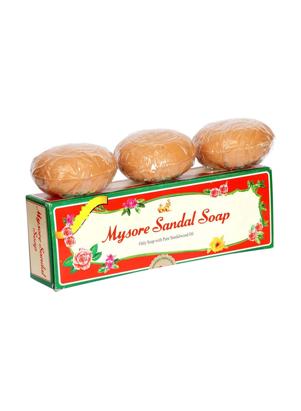 Mysore Sandal Soap, 150g, 3 Piece