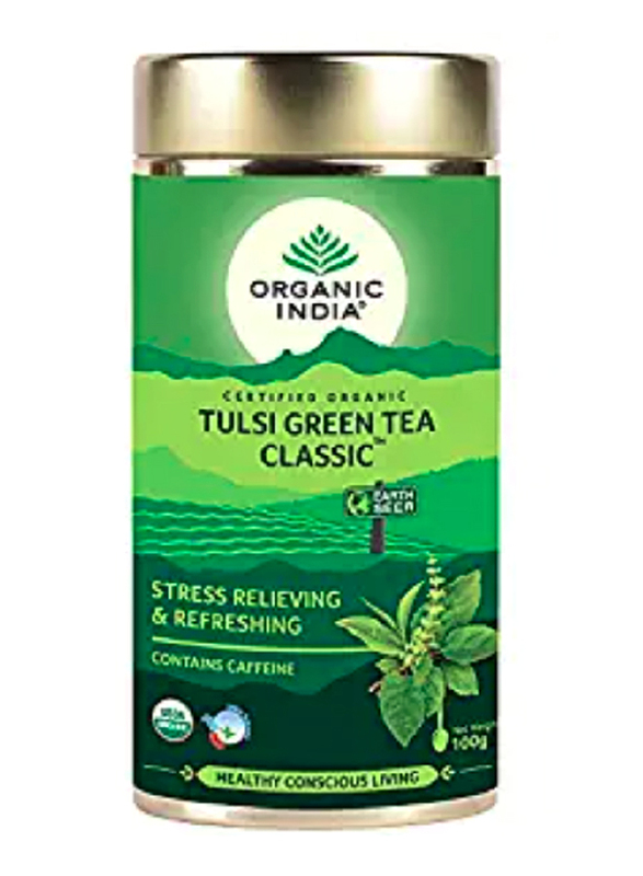 Organic India Classic Tulsi Green Tea, 100g