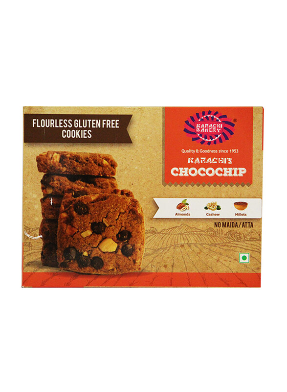 

Karachi Bakery Gluten Free Choco Chips Cookies, 250g