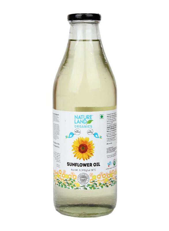 

Nature Land Organics Sunflower Oil, 1L