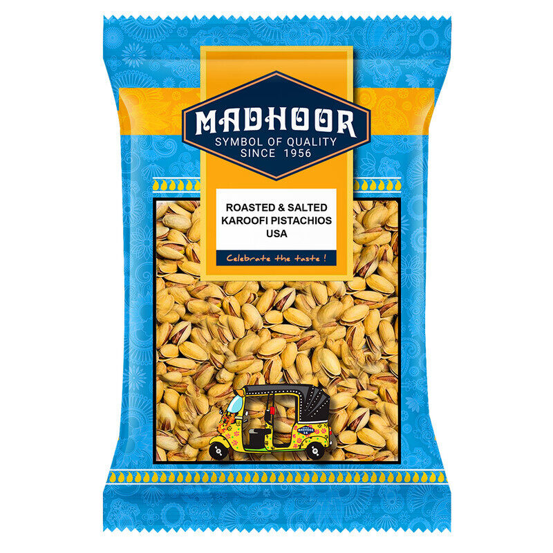 

Madhoor Roasted & Salted Karoofi Pistachios USA, 200gm